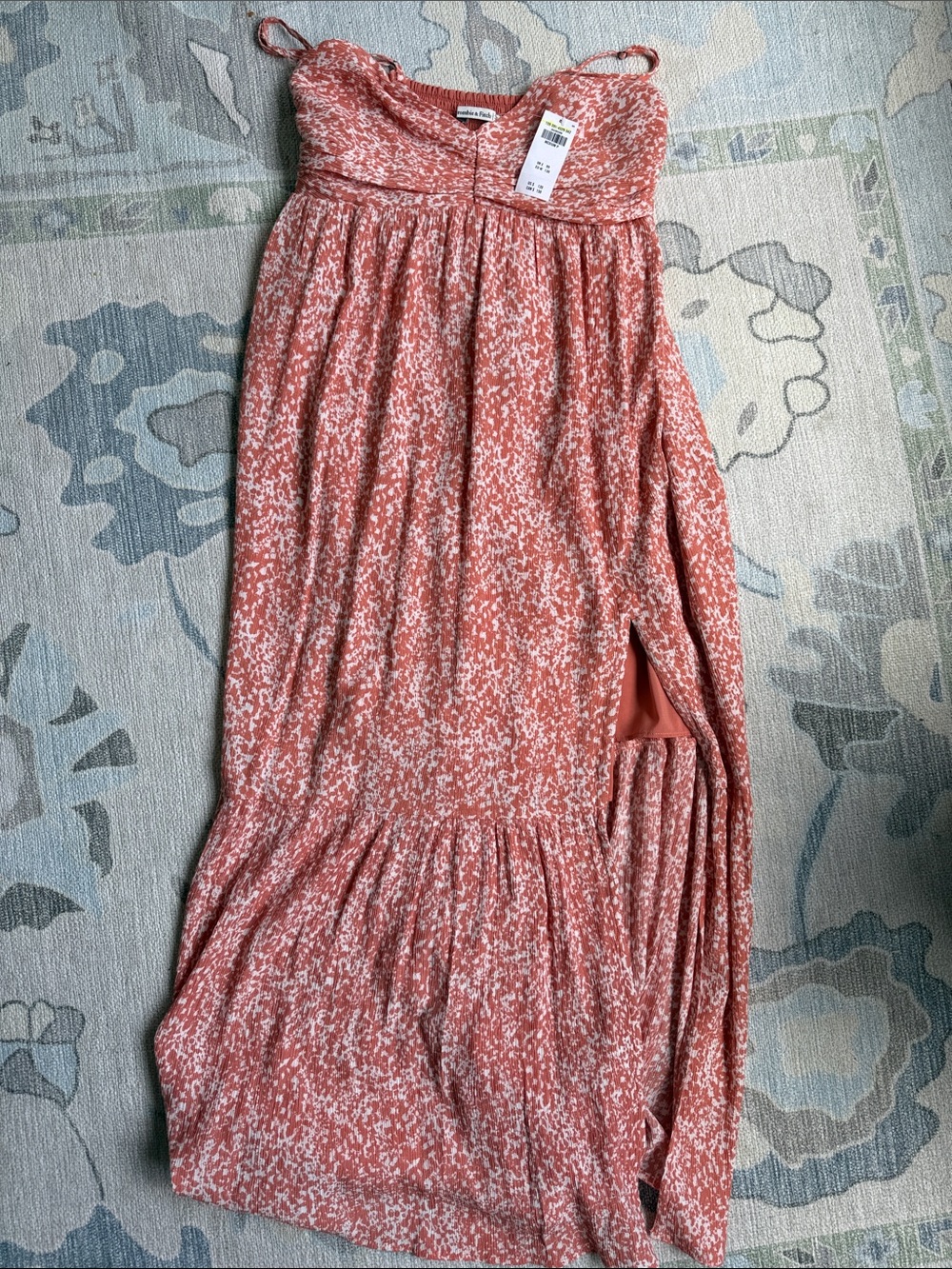 Abercrombie & Fitch Women's Rust Floral Maxi Dress